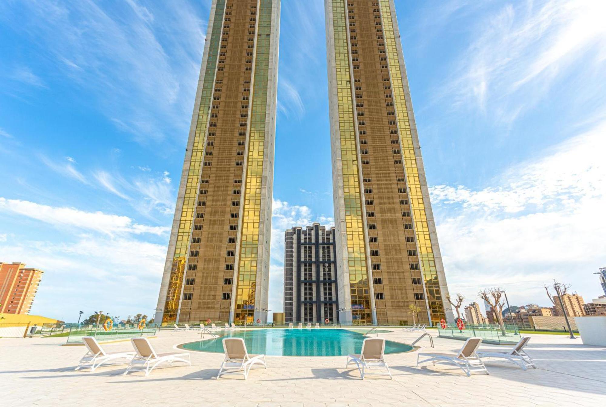 Intempo Sky Luxury Apartment 26 Floor Seaview Benidorm Exterior foto
