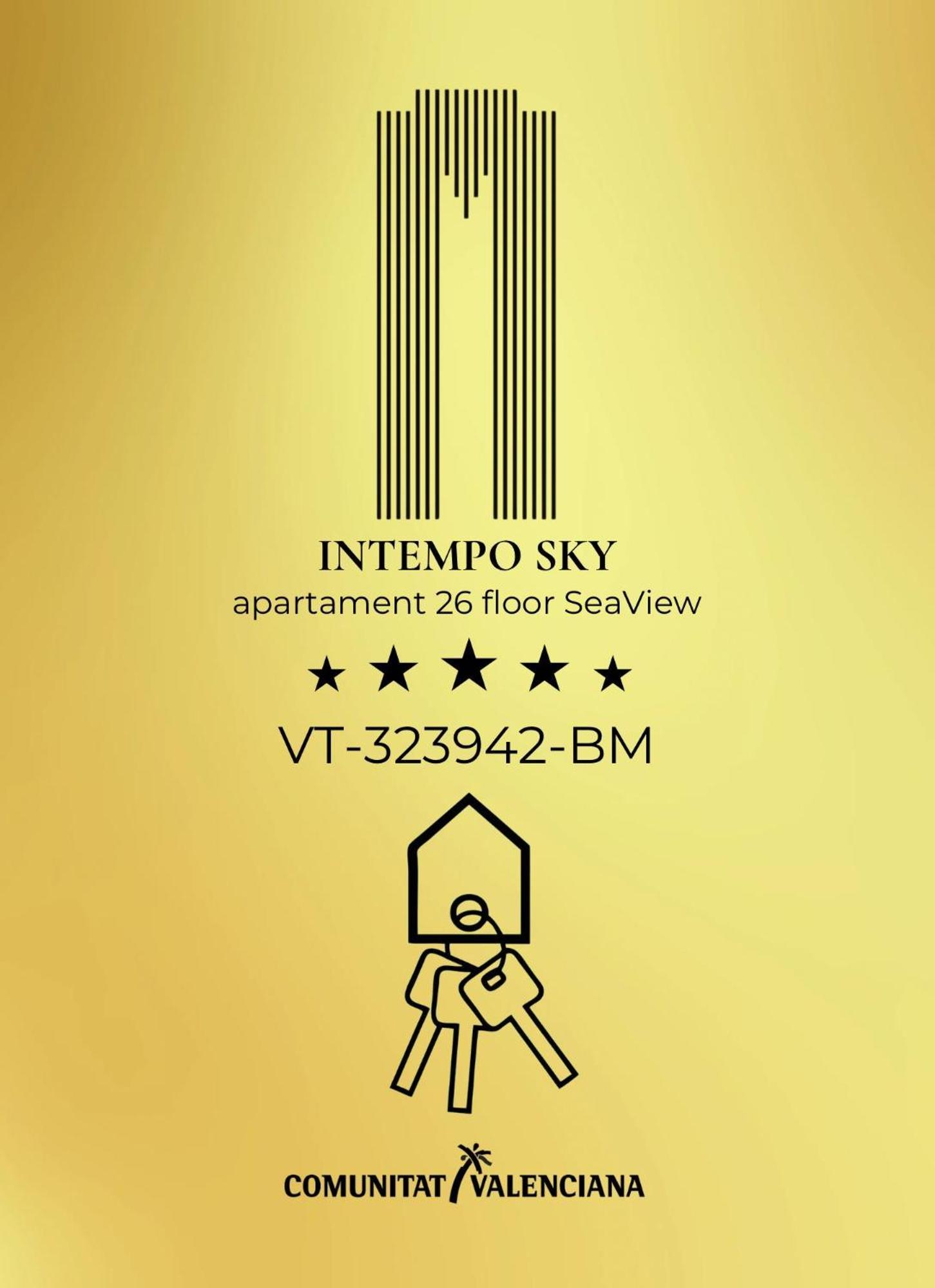 Intempo Sky Luxury Apartment 26 Floor Seaview Benidorm Exterior foto